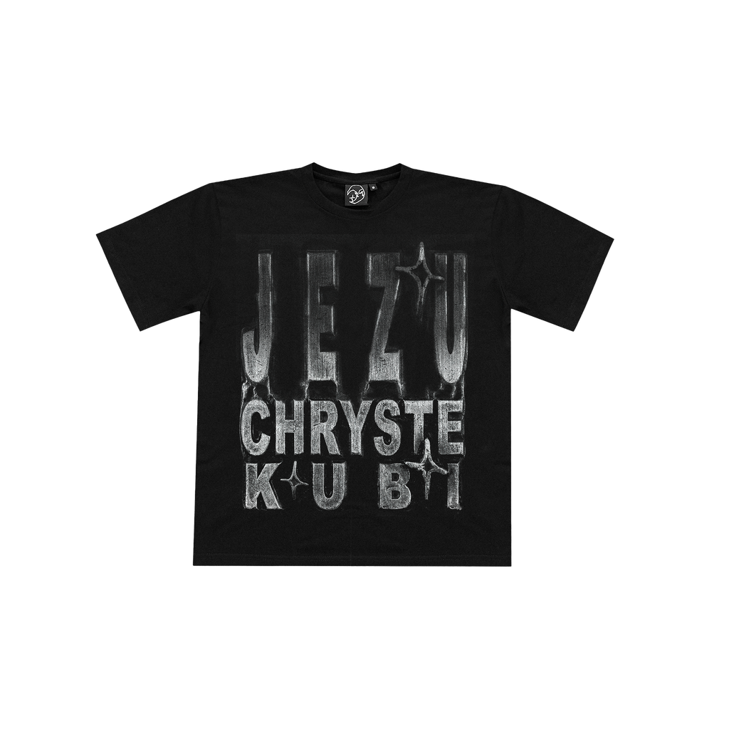 JEZU CHRYSTE KUBI T-SHIRT CZARNY (PRZEDSPRZEDAŻ)