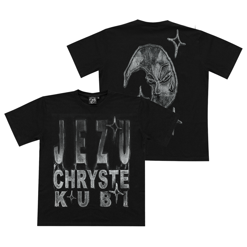 JEZU CHRYSTE KUBI T-SHIRT CZARNY (PRZEDSPRZEDAŻ)